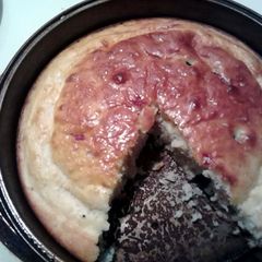 A picture of baked pancake.