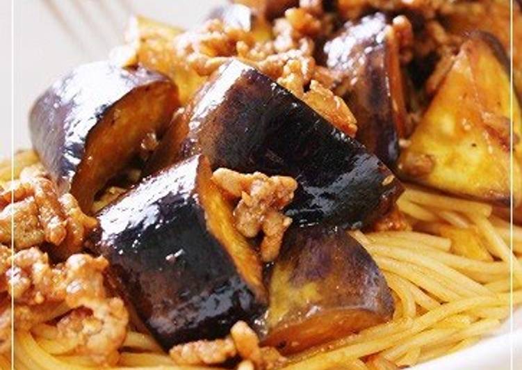 How to Prepare Perfect Super Delicious Eggplant &amp; Ground Meat Bolognese-Style Pasta