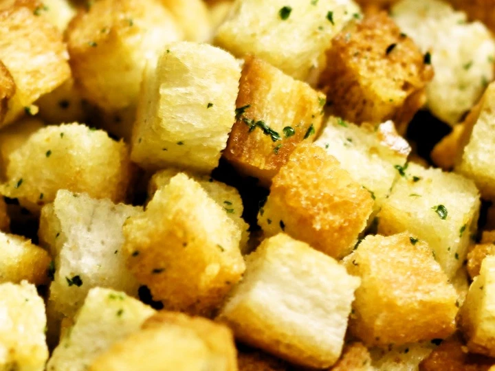 Easy Way Prepare Recipe Easy Croutons that is  Makes Drooling, So Delicious}