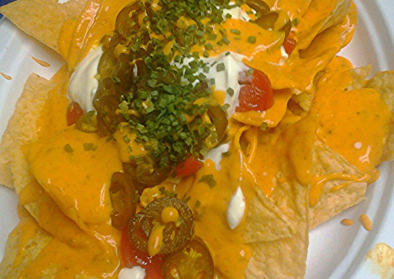 Super Easy Vegetable Nachos