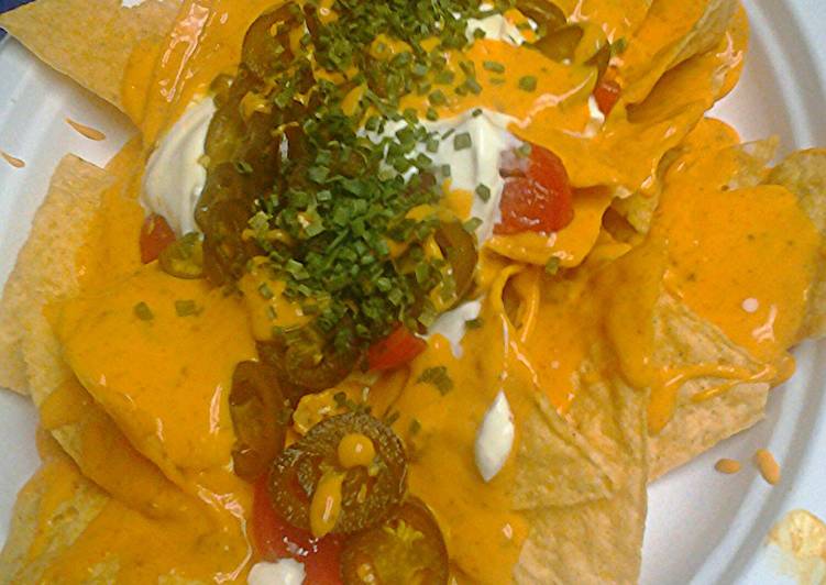 Steps to Make Any-night-of-the-week Super easy nachos vegetarian option