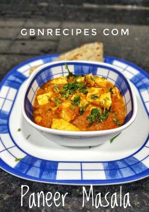 A picture of Paneer Masala.