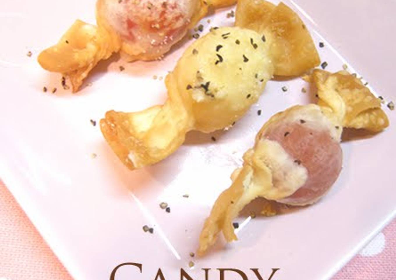 Cherry Tomato and Cheese Two Color Candy