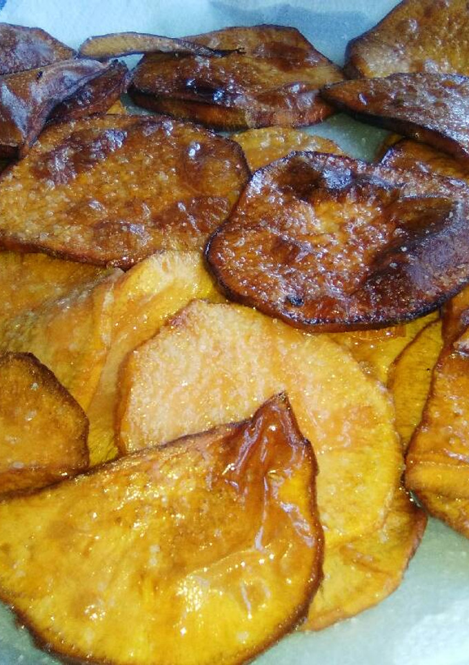 Una foto de Chips de boniato