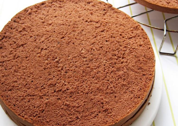 Recipe of Award-winning Light and Moist Chocolate Sponge Cake