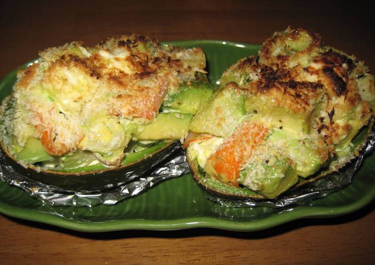 Simple Way to Make Favorite Avocado Gratin with Melted Cream Cheese