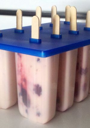 A picture of Yogurt pops.