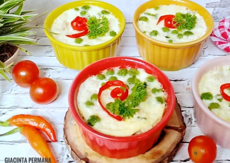 Langkah Mudah untuk meracik Perkedel Susu Telur Kukus Lezat