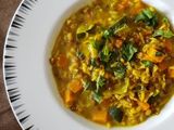 Kedgeree with brown lentils - Mauritian style