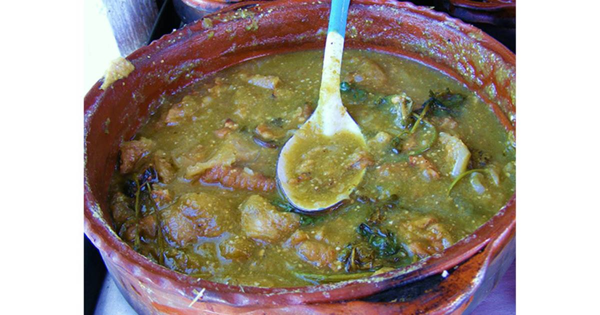Chicharron prensado en salsa verde Receta de Belén Castillo- Cookpad