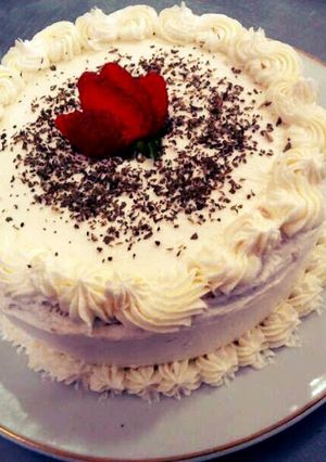 A picture of Orange Basil Cake.