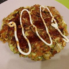 A picture of Okonomiyaki.