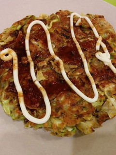 A picture of Okonomiyaki.