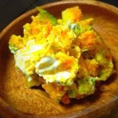 A picture of Kabocha Squash and Cream Cheese Salad in 10 Minutes.