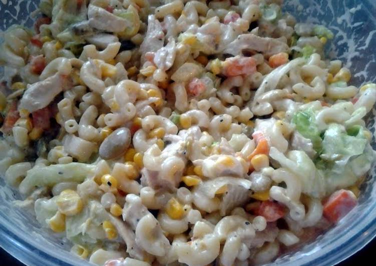 Recipe of Perfect Jays chicken pasta salad