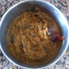 A picture of Green Onion tomato chutney.