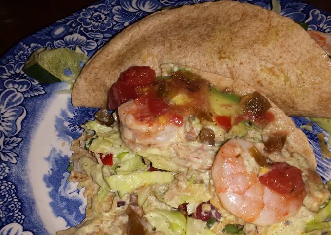 Recipe of Tasteful Spicy Tequila Lime Shrimp Tacos