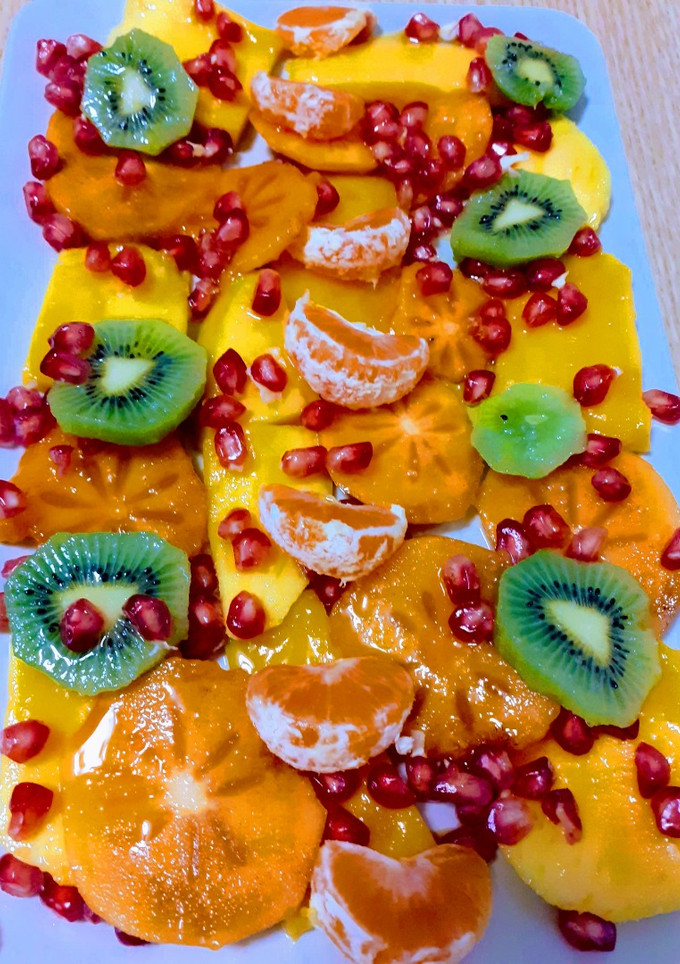 Una foto de Ensalada multicolor