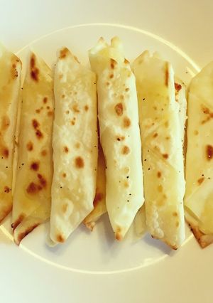 A picture of Irresistible Cheese Dumplings with Leftover Dumpling Wrappers.