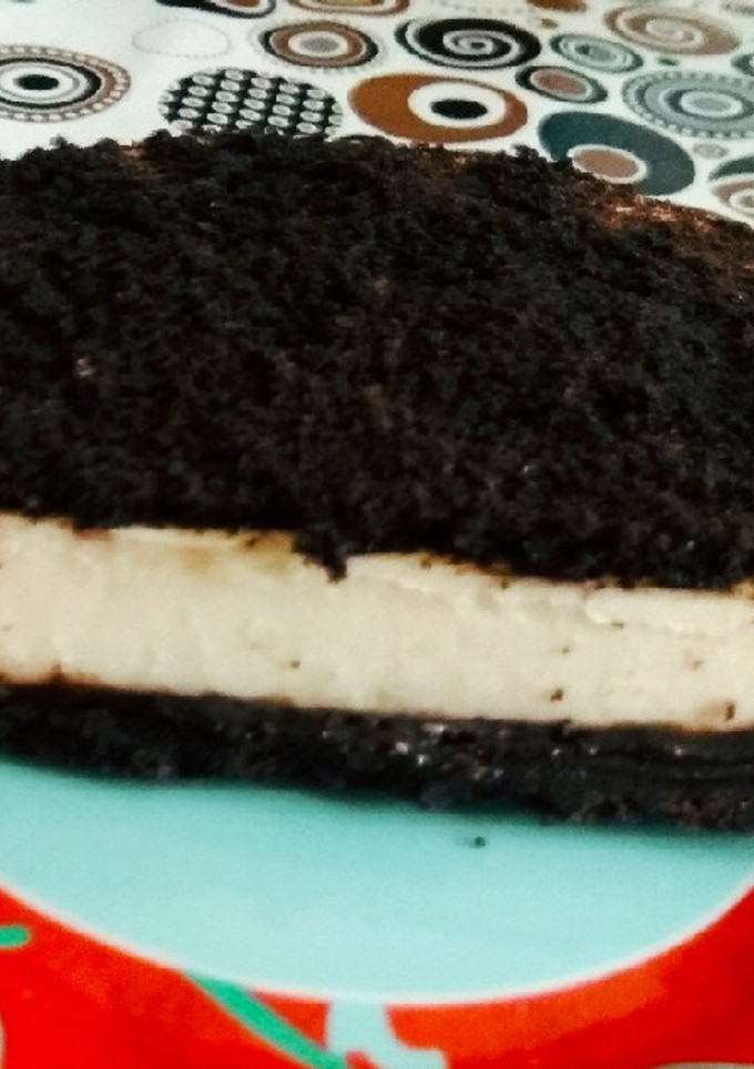 Una foto de Tarta oreo con chocolate blanco