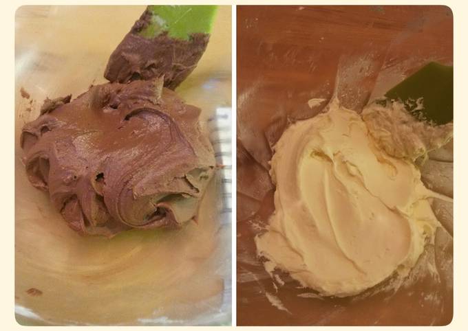 Robin's Chocolate and Vanilla Icings