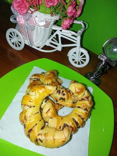 Foto resep Croissant coklat keju