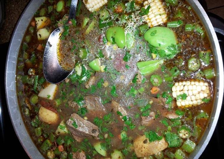 Simple Way to Make Speedy caldo de res (Mexican beef soup)