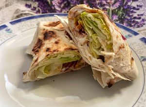 Sajtos wrap recept fotója