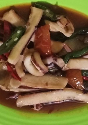 Foto resep Sotong saus tiram
