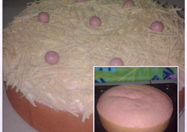 Bolu susu strowberry