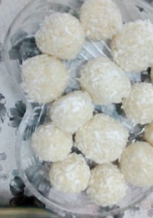 صورة لوصفة كرات جوز الهند