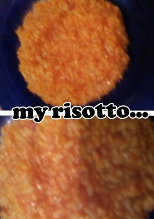 A picture of AMIEs HERBED TOMATOE RISOTTO.