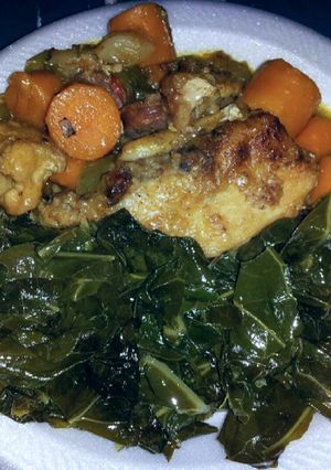 A picture of Fried Chicken Stew.