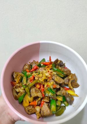 Foto resep Tumis Ati Ampela Pedas