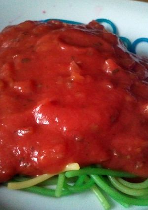 A picture of Tanja's favourite Tomatosauce.