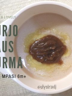Foto resep Bubur Kacang Ijo Saus Kurma, snack mpasi 6m+