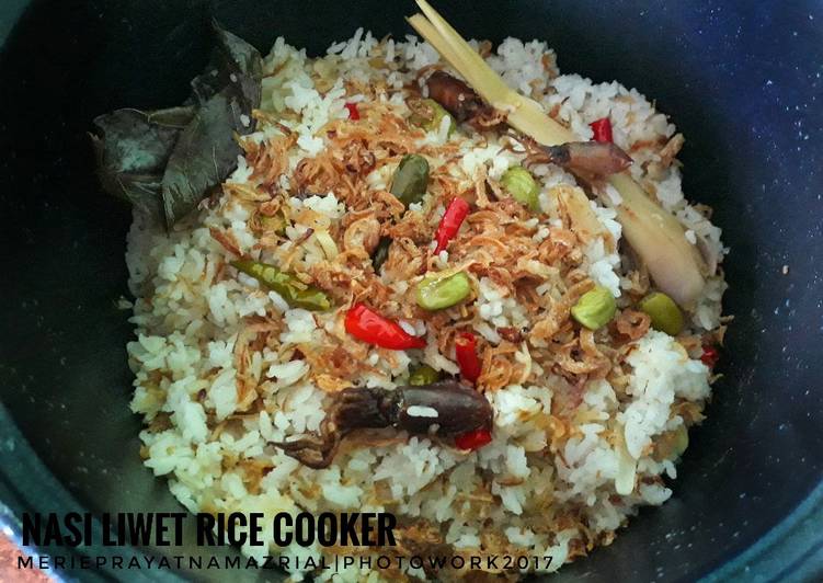 Bagaimana Menyiapkan Nasi Liwet Rice Cooker, Enak