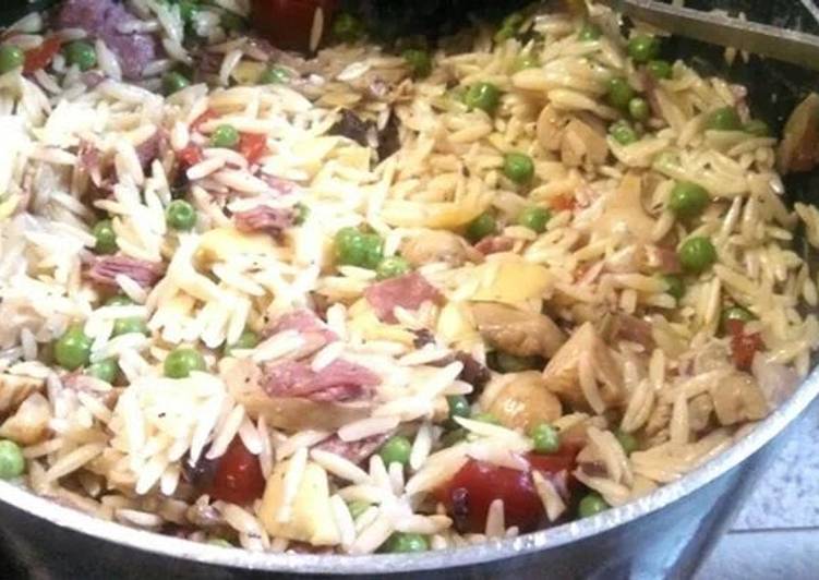 Recipe of Any-night-of-the-week Italian orzo pasta salad