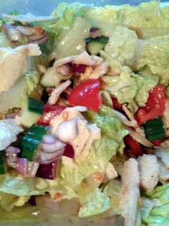 A picture of Fattoush (Pitta Bread Salad).