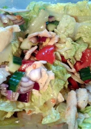 A picture of Fattoush (Pitta Bread Salad).