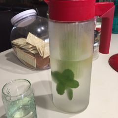 A picture of Infused Water ( Cucumber - Lemon- Mint).