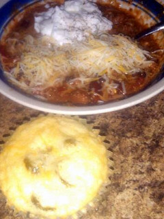 A picture of 3 bean hearty TOFU CHILLI.