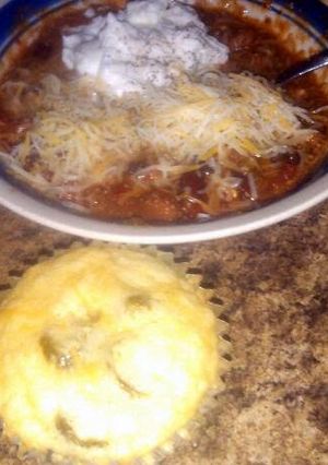 A picture of 3 bean hearty TOFU CHILLI.