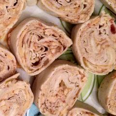 A picture of Mexican Chicken Pinwheels.