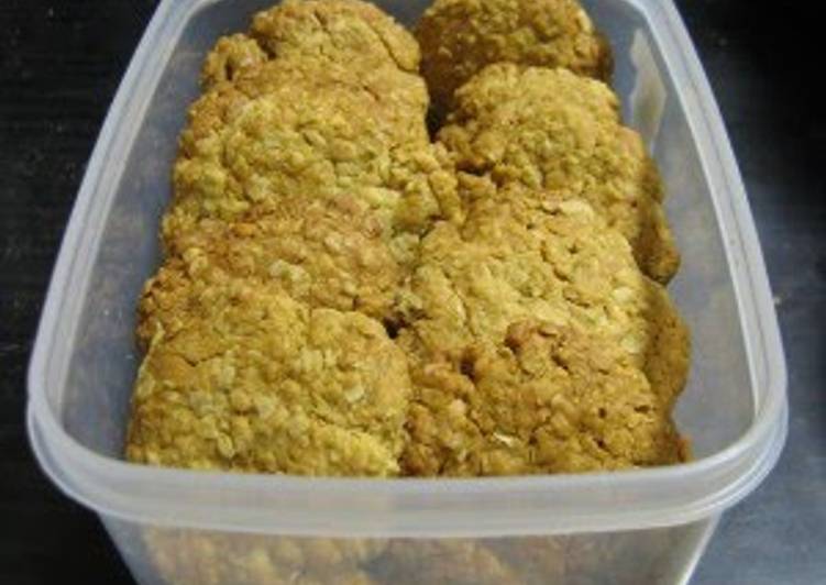 Recipe of Appetizing Macrobiotic: Anzac Biscuit