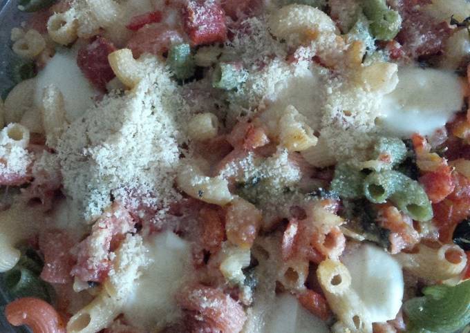 Recipe of Any-night-of-the-week Pasta al Filetto with Italian Sausage al Forno