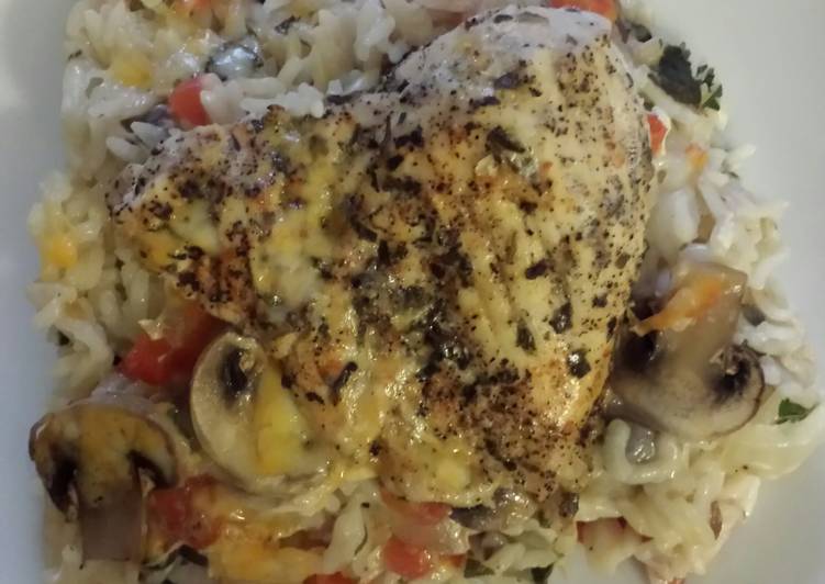 Easiest Way to Make Homemade Creamy Chicken and Rice