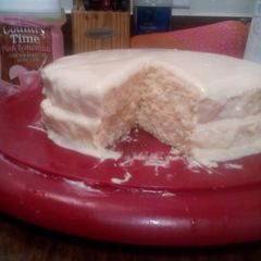 A picture of Pink Lemonade Cake.