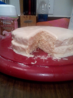 A picture of Pink Lemonade Cake.