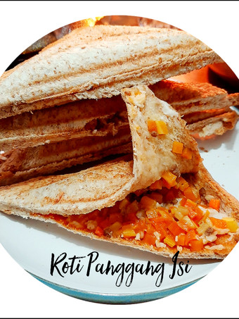 Resep Roti Panggang Isi / Sandwich Praktis